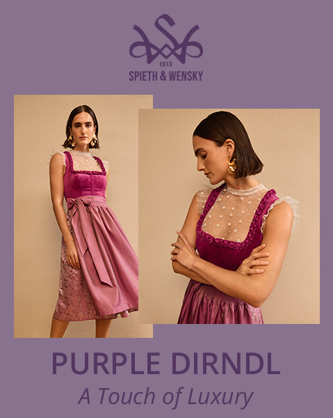 Purple Dirndl Luxuriöse Dirndl Kollektion von Spieth & Wensky