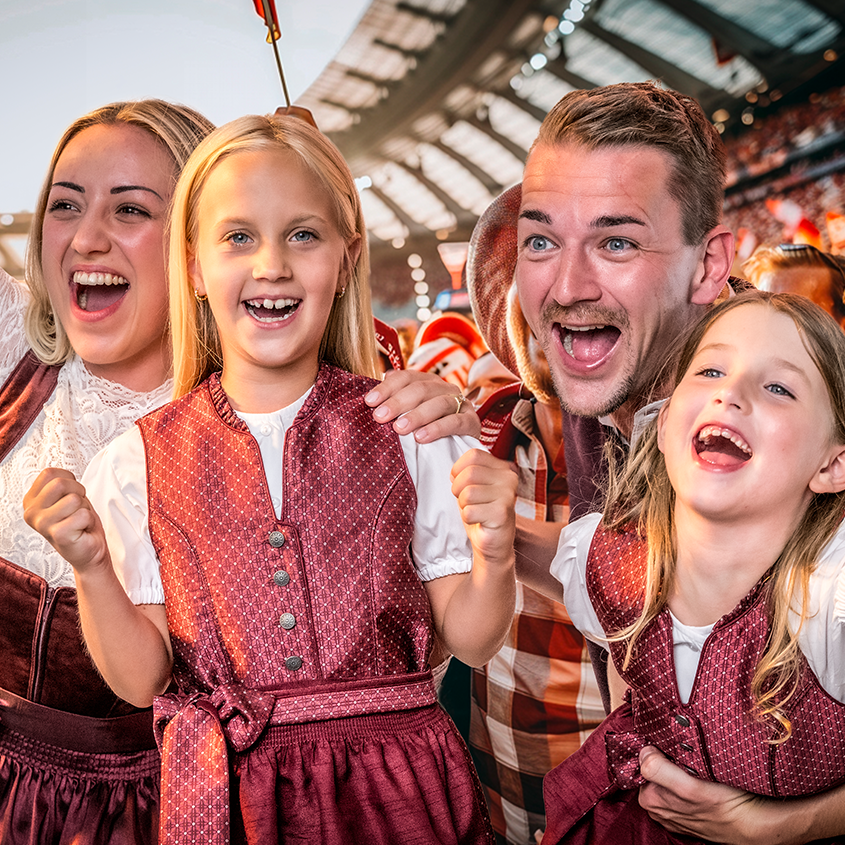 Fan-Tracht FCB Tracht für die ganze Familie