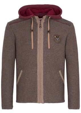 Strickjacke "Dakar" 70 cm mit abknöpfbarer Sweater-Kapuze