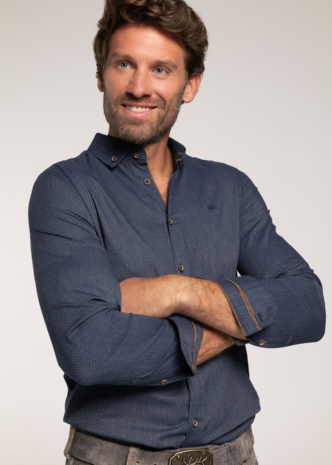 Gennach-Hemd LA Slim Fit