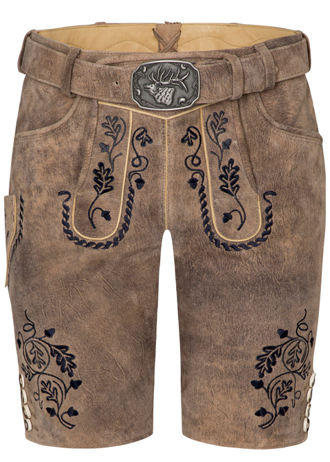 Gernot-Lederhose H/Hi-Gürtel