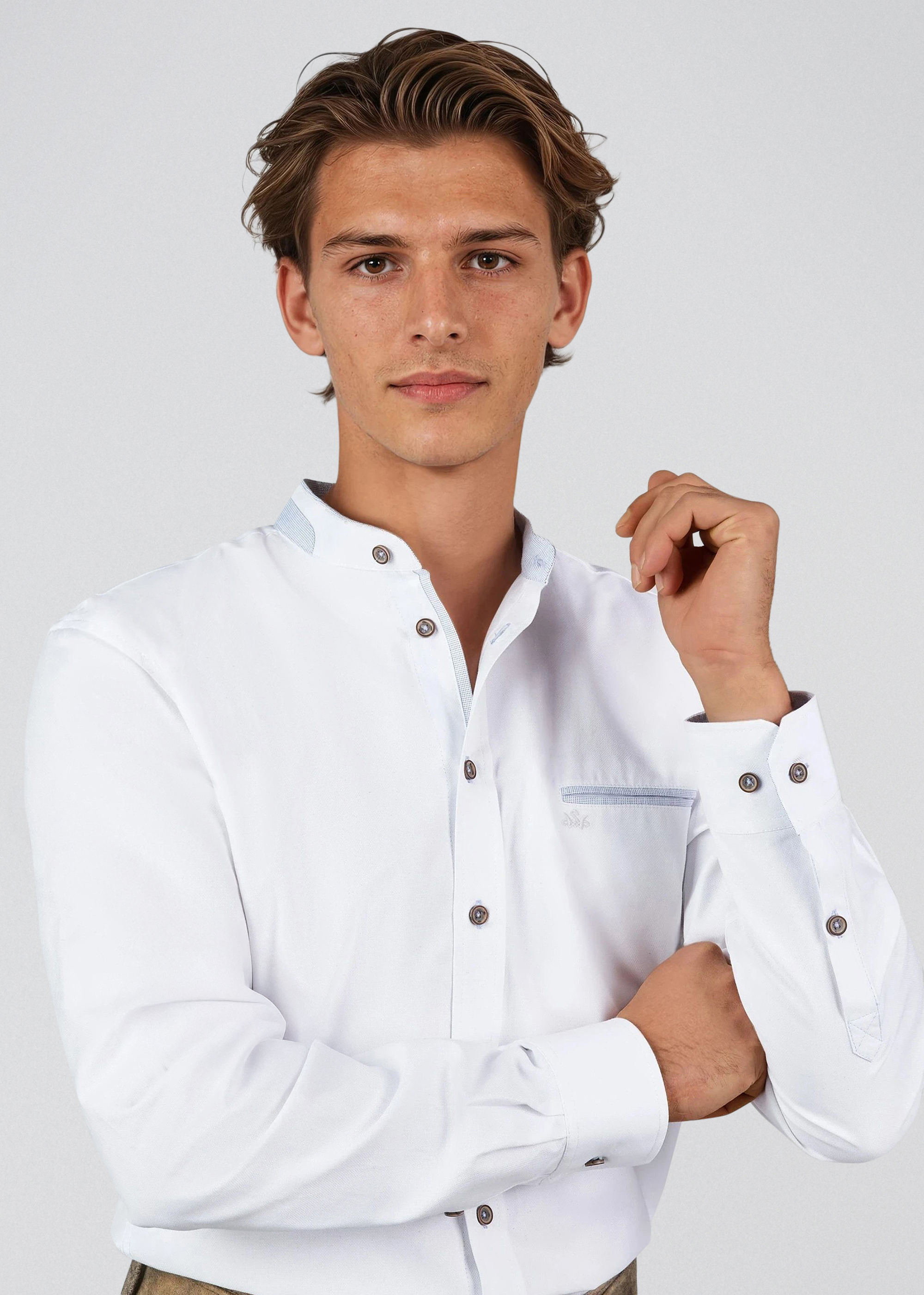 Haibach-Hemd LA Slim Fit