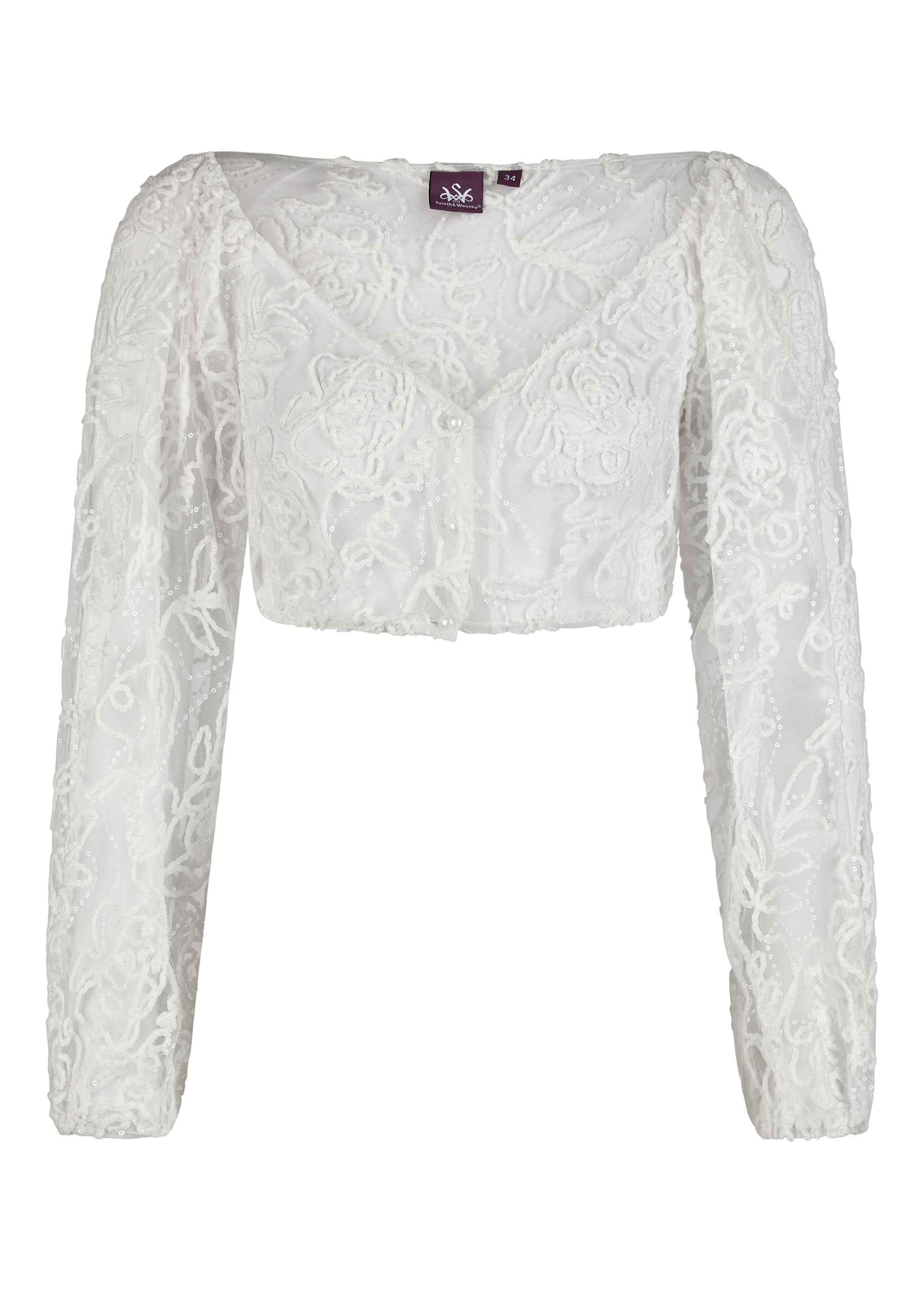 Hagel-Dirndlbluse LA