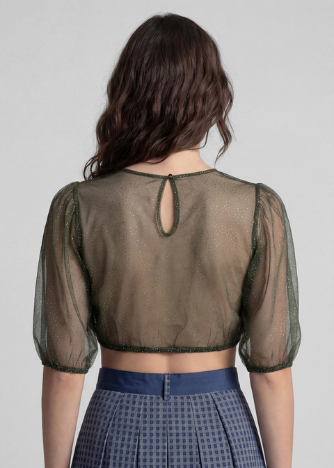 Dirndlbluse "Karibik"