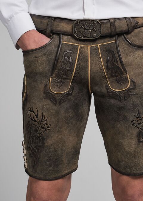 Wayen-Lederhose H/Hi-Gü