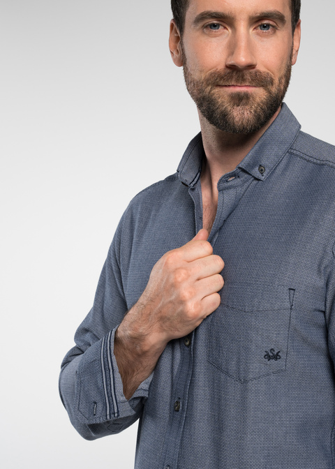 Fischach-Hemd LA Slim Fit
