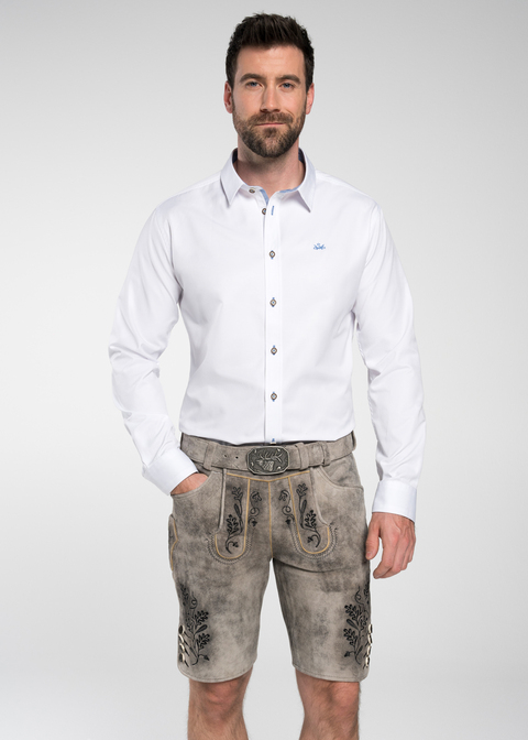 Flachbach-Hemd LA Slim Fit